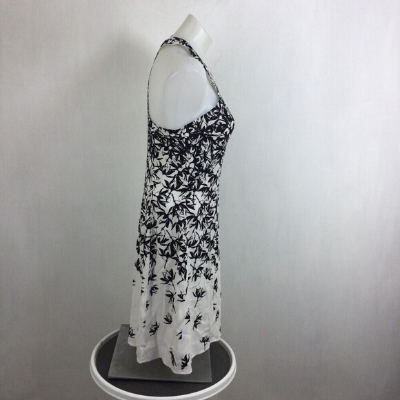 Yigal Azrouel Womens Floral Leafy Print Cocktail Halter Sheath Dress - Picture 4 of 8